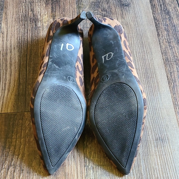A New Day Leopard print size 9 heels - Picture 4 of 4